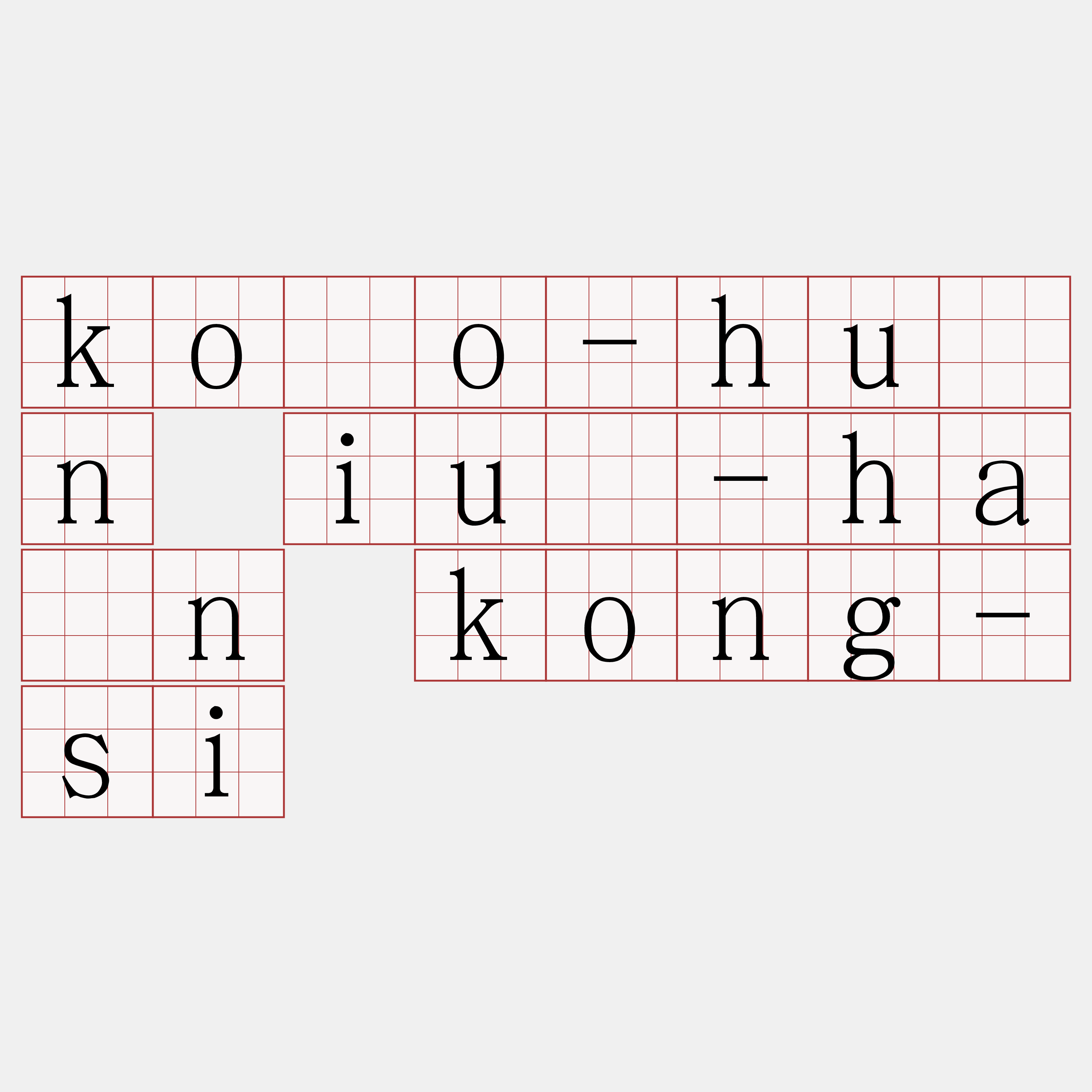 kóo-hūn iú-hān kong-si